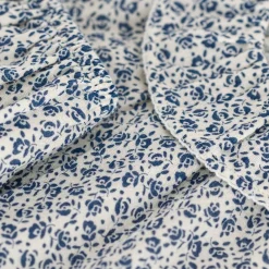 Blommig Baby-klänning Blå>Petit Bateau Hot