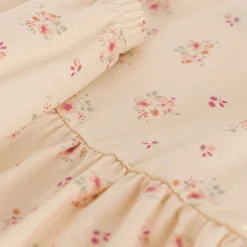 Blommig Baby-klänning Gräddvit>Petit Bateau Best