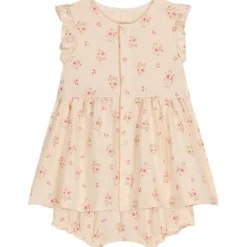 Blommig Baby-klänning Gräddvit><noscript><img width=