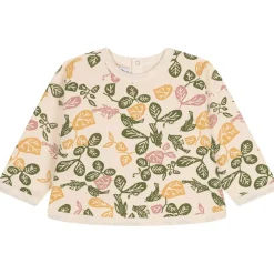 Blommig Babytröja Gräddvit>Petit Bateau Hot