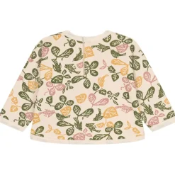 Blommig Babytröja Gräddvit>Petit Bateau Hot