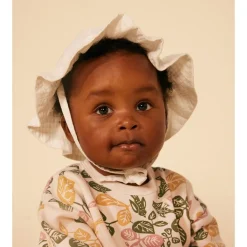 Blommig Babytröja Gräddvit><noscript><img width=
