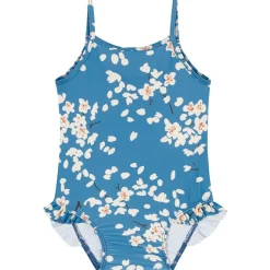 Blommig Baddräkt Blå>Petit Bateau Best