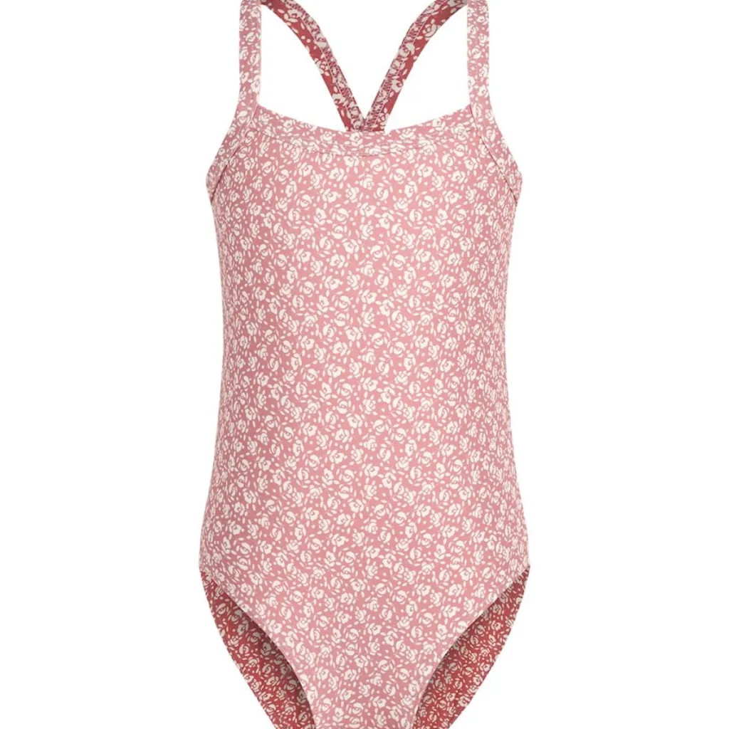 Blommig Baddräkt Rosa>Petit Bateau New