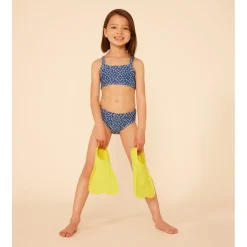 Blommig Bikini Marinblå>Petit Bateau Sale