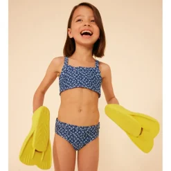 Blommig Bikini Marinblå><noscript><img width=