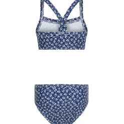 Blommig Bikini Marinblå><noscript><img width=