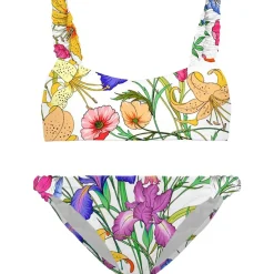 Blommig Bikini Vit>MC2 Saint Barth Discount