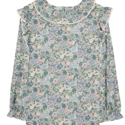 Blommig blus Celadon><noscript><img width=