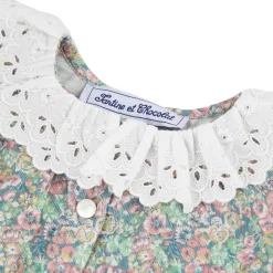 Blommig Blus Flerfärgad><noscript><img width=