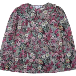 Blommig Blus Grå>Tartine et Chocolat New