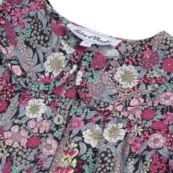 Blommig Blus Grå><noscript><img width=