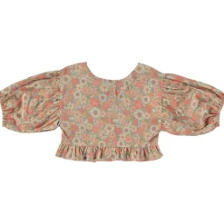 Blommig Blus Rosa>Tocoto Vintage Clearance