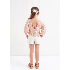 Blommig Blus Rosa>Tocoto Vintage Clearance