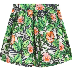 Blommig Kjol Grön>Kenzo New