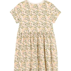 Blommig Klänning Gräddvit><noscript><img width=