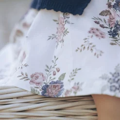 Blommig Klänning Gräddvit><noscript><img width=