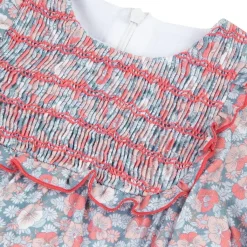 Blommig Klänning Korallröd><noscript><img width=