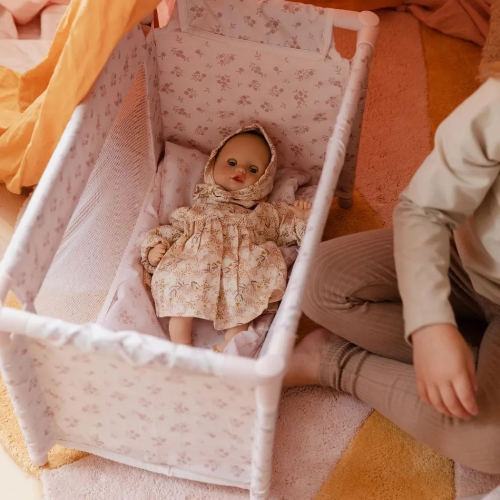 Blommig Resesäng För Dockor Rosa>Stoy Best