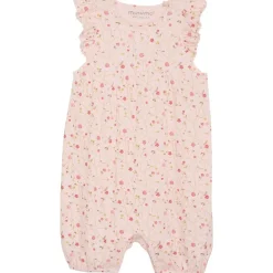 Blommig Ribbad Romper Dogwood>Minymo New