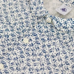 Blommig Romper Gräddvit>Petit Bateau Sale