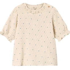 Blooming Kortärmad Blus Sandshell Aop>Fliink Clearance