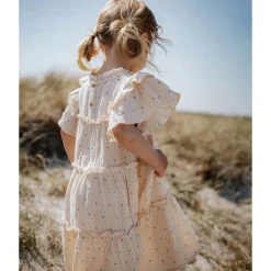 Blooming Kortärmad Klänning Sandshell Aop><noscript><img width=