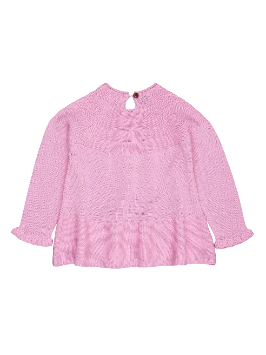Blus Med Volang I Merinoullstickning Syringa>Copenhagen Colors Outlet