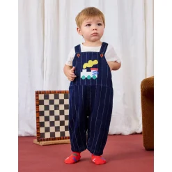 Bobo Choo Choo Hängselbyxor I Denim Midnight Blue><noscript><img width=
