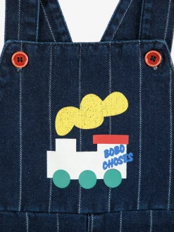 Bobo Choo Choo Hängselbyxor I Denim Midnight Blue><noscript><img width=