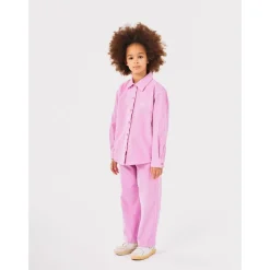 Broderad Manchesterskjorta Rosa><noscript><img width=