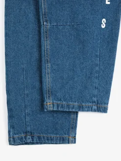Byxor I Denim Blue><noscript><img width=
