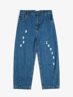 Byxor I Denim Blue><noscript><img width=