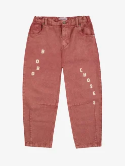 Byxor I Denim Brown>Bobo Choses