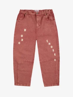 Byxor I Denim Brown>Bobo Choses