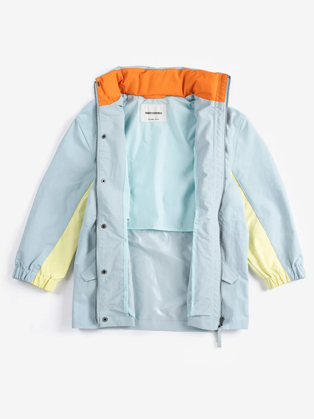 Color Block Regnjacka Light Blue>Bobo Choses
