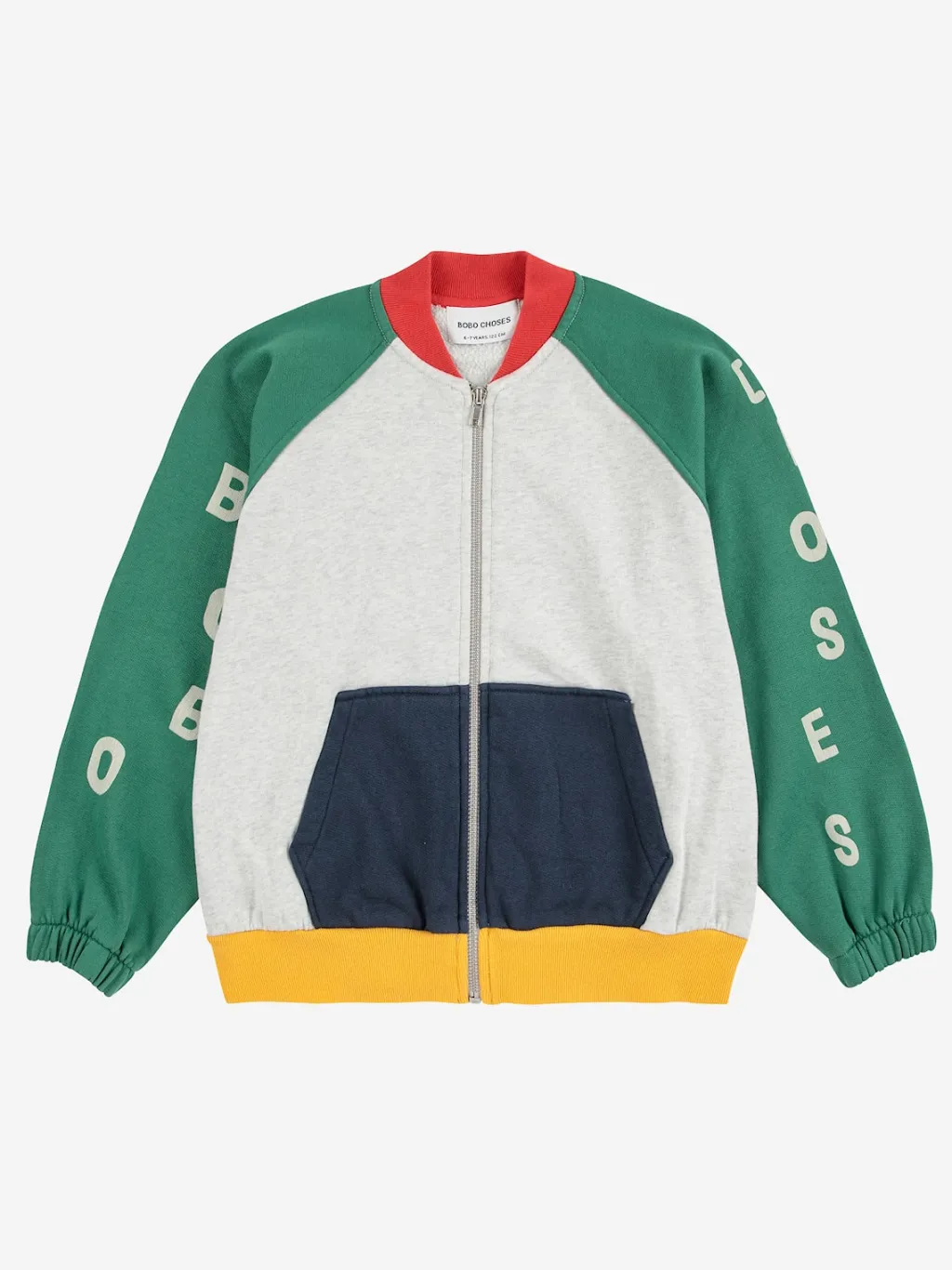 Color Block Sweatshirt Med Dragkedja Multicolor>Bobo Choses Outlet