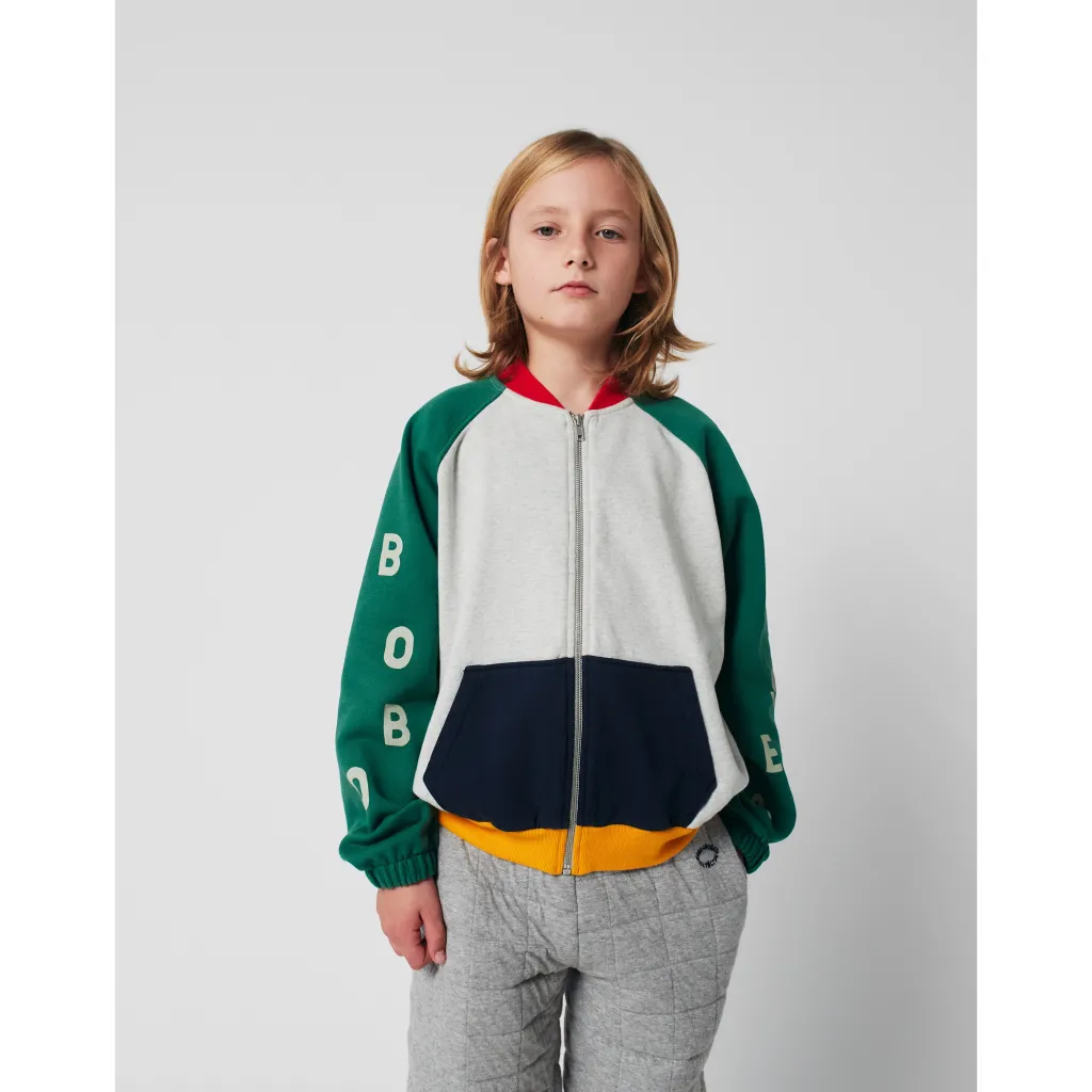 Color Block Sweatshirt Med Dragkedja Multicolor>Bobo Choses Outlet