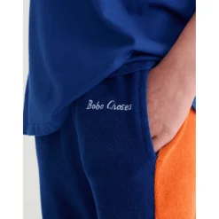 Frottéjoggingbyxor Midnight Blue><noscript><img width=