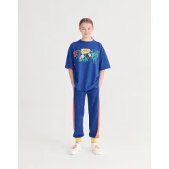 Frottéjoggingbyxor Midnight Blue><noscript><img width=