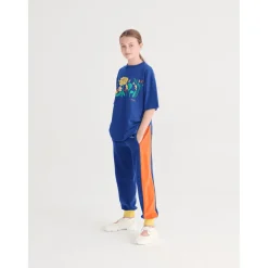 Frottéjoggingbyxor Midnight Blue><noscript><img width=