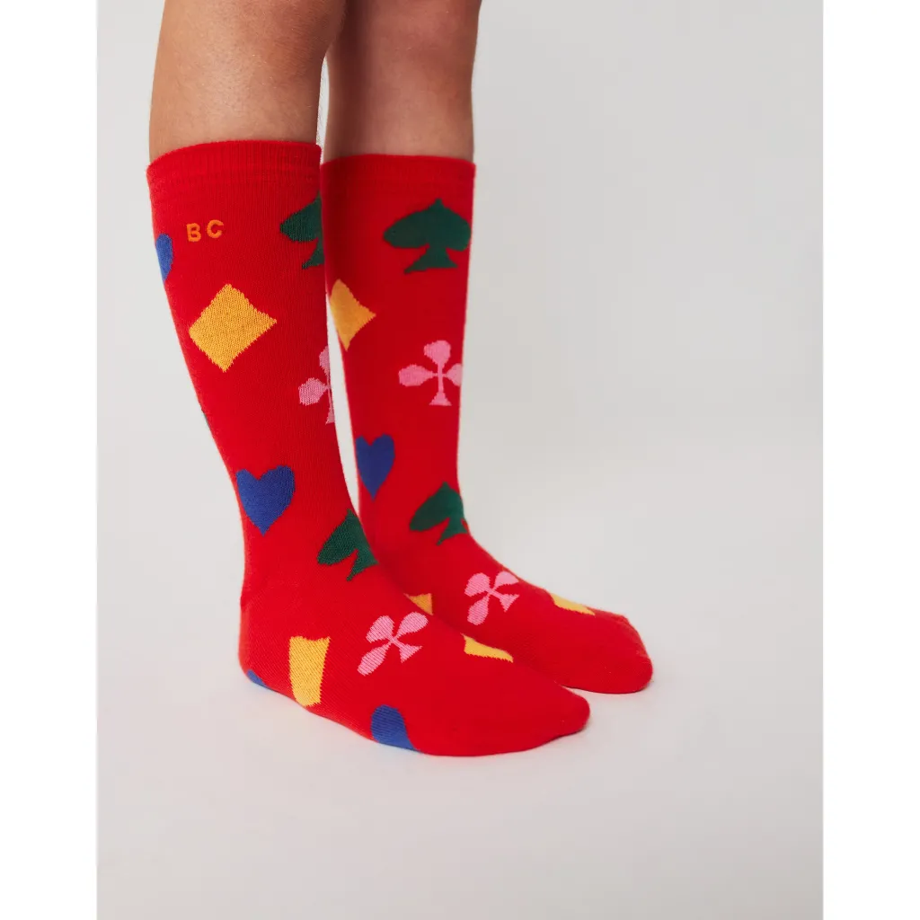 Joker Långa Strumpor Red>Bobo Choses Sale