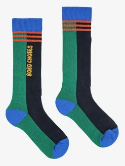 Långa Skidstrumpor Midnight Blue>Bobo Choses Best