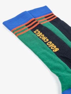 Långa Skidstrumpor Midnight Blue><noscript><img width=