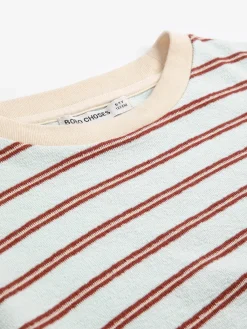 Stripes Långärmad T-shirt Light Blue>Bobo Choses Sale