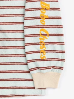 Stripes Långärmad T-shirt Light Blue><noscript><img width=