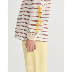 Stripes Långärmad T-shirt Light Blue><noscript><img width=