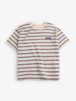 Stripes T-shirt Light Blue>Bobo Choses Outlet