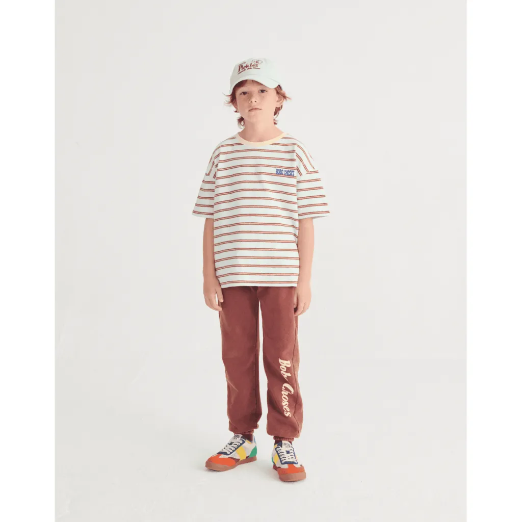 Stripes T-shirt Light Blue>Bobo Choses Outlet