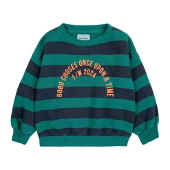 Bobo Circle Randig Tröja Midnight Blue>Bobo Choses Sale